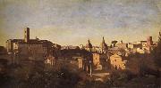 Corot Camille, The forum of the garden farnes